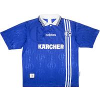 1996 97 schalke home shirt excellent xxl