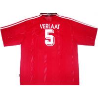 1996-97 Stuttgart Away Shirt Verlaat #5 (Excellent) XL