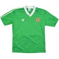 1988 Northern Ireland Match Worn Home Shirt #16 (v Ireland)