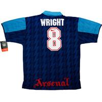 1994-95 Arsenal Away Shirt Wright #8 *w/Tags* XXL