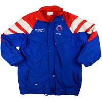 1992-94 Rangers Adidas Padded Bench Coat (Excellent) L