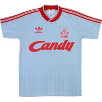 1988 89 liverpool away shirt very good m