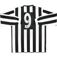 1995-97 Juventus Home L/S Shirt #9 (Vialli) (Good) XL