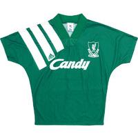 1991 92 liverpool away shirt very good ml