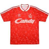 1989 91 liverpool home shirt good s