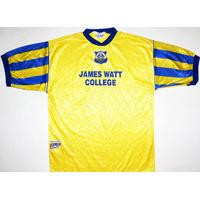 1996 97 greenock morton away shirt l