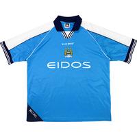 1999 01 manchester city home shirt very good l