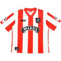 1996 97 sheffield united home shirt excellent s