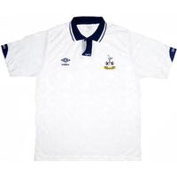 1991-93 Tottenham Home Shirt (Excellent) L.Boys