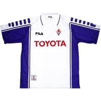 1999 00 fiorentina away shirt excellent l