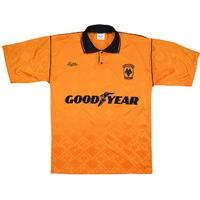 1990 91 wolves home shirt excellent m