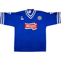 1996 98 leicester home shirt excellent m