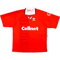 1996-97 Middlesbrough Home Shirt (Excellent) XL