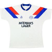 1990 92 rangers away shirt good xl