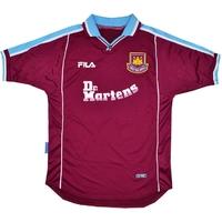 1999 01 west ham home shirt very good l