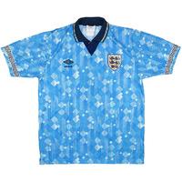 1990-92 England Third Shirt (Excellent) XL