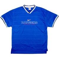 1997-99 Rangers Nike Training Shirt (Excellent) M