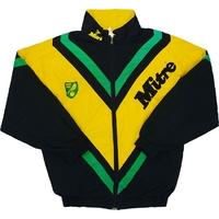 1994 96 norwich mitre track jacket excellent s