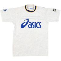 1993 95 leeds united asics training shirt very good lboys