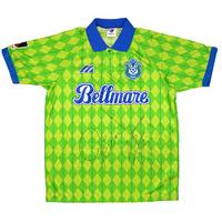 1996 97 bellmare hiratsuka signed home shirt mint l