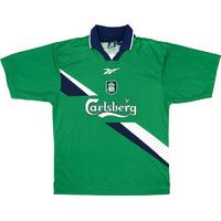 1999 00 liverpool away shirt very good xl