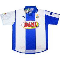 1998-99 Espanyol Home Shirt *w/Tags* XL