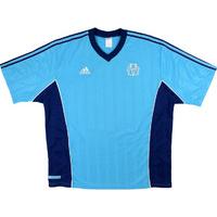 1999 00 olympique marseille adidas training shirt excellent xl