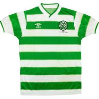 1985 celtic 100th cup final home shirt excellent s