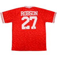 1993-94 Charlton Home Shirt Robson #27 (Excellent) XL