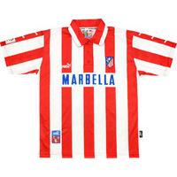 1997 98 atletico madrid prototype home shirt excellent xl