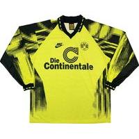 1992-93 Dortmund Home L/S Shirt (Excellent) XL