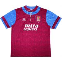 1992-93 Aston Villa Home Shirt (Good) L