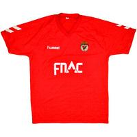 1989 91 benfica hummel training shirt excellent xl