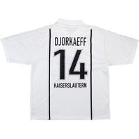 1999-00 Kaiserslautern Away Shirt Djorkaeff #14 (Very Good) XL