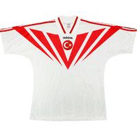 1995 Turkey Match Worn Home Shirt #3 (Bülent) v Canada