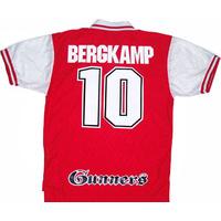 1996 97 arsenal home shirt bergkamp 10 very good xxl