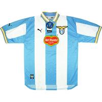 1999 00 lazio european home shirt wtags xl