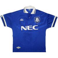 1993-95 Everton Home Shirt (Very Good) XL