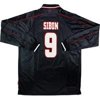 1998-99 Ajax Match Issue Away L/S Shirt Sibon #9