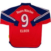 1999 01 bayern munich player issue home ls shirt elber 9 xl