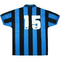 1994 95 inter milan match issue home shirt 15
