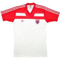 1987 luxembourg match worn home shirt 15 jeitz v ireland