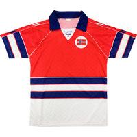 1988 Norway Match Worn Home Shirt #6 (Osvold) v Ireland