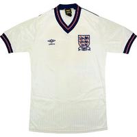 1986-87 England U-18 Match Issue Home Shirt #16 (Robins)