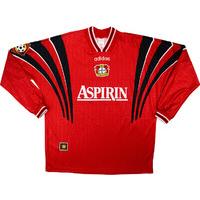 1997-98 Bayer Leverkusen Match Worn Home L/S Shirt Meijer #11 (v Stuttgart)