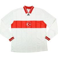 1992 Turkey Match Worn Home L/S Shirt #9 (?ükür) v Holland