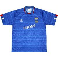 1989-92 Ipswich Home Shirt (Very Good) S