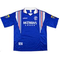 1996-97 Rangers Match Issue Home Shirt #4