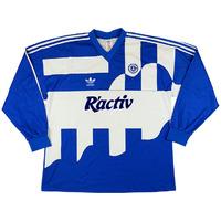 1991-92 Schalke Match Issue Home L/S Shirt #11