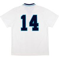 1995-97 England Match Worn U-21 Home Shirt #14 Briscoe